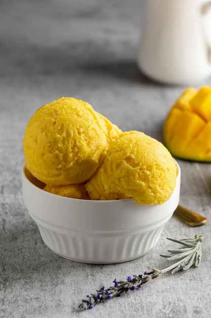 Image showing mango ice cream