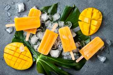 Image showing Mango Popsicles 