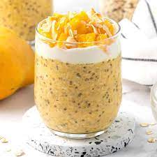 Image showing Mango Overnight Oats