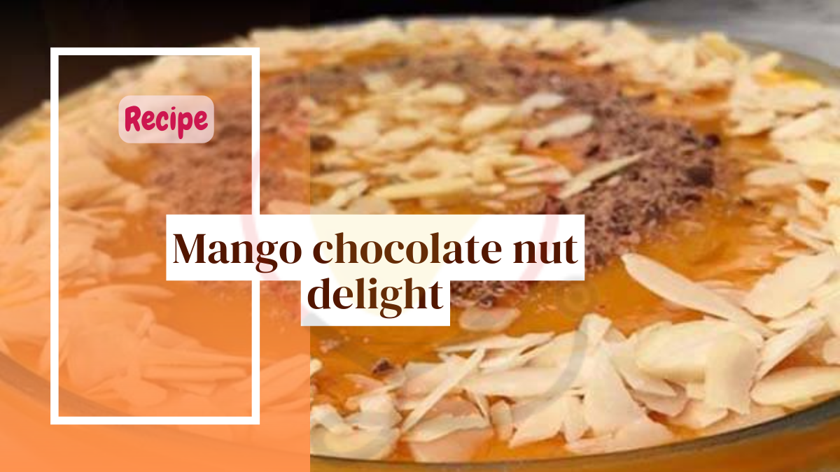 Image showing the Mango chocolate Nut Delight Recipe