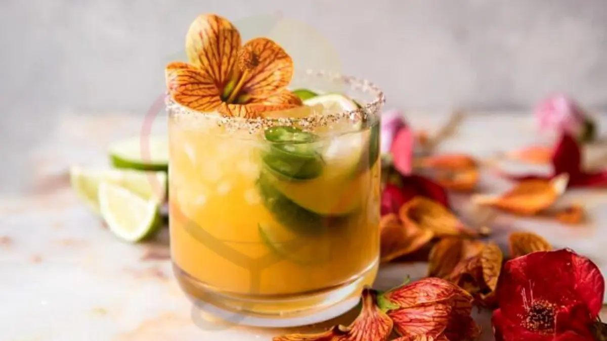 Image showing Spicy Gingered Mango Margarita