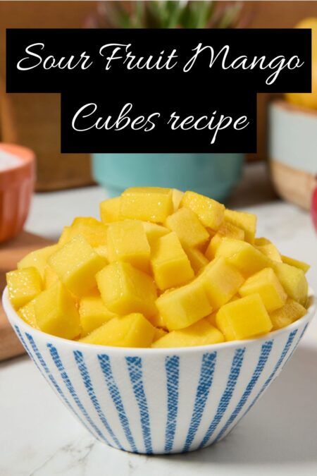 Image showing Sour Fruit Mango Cubes recipe