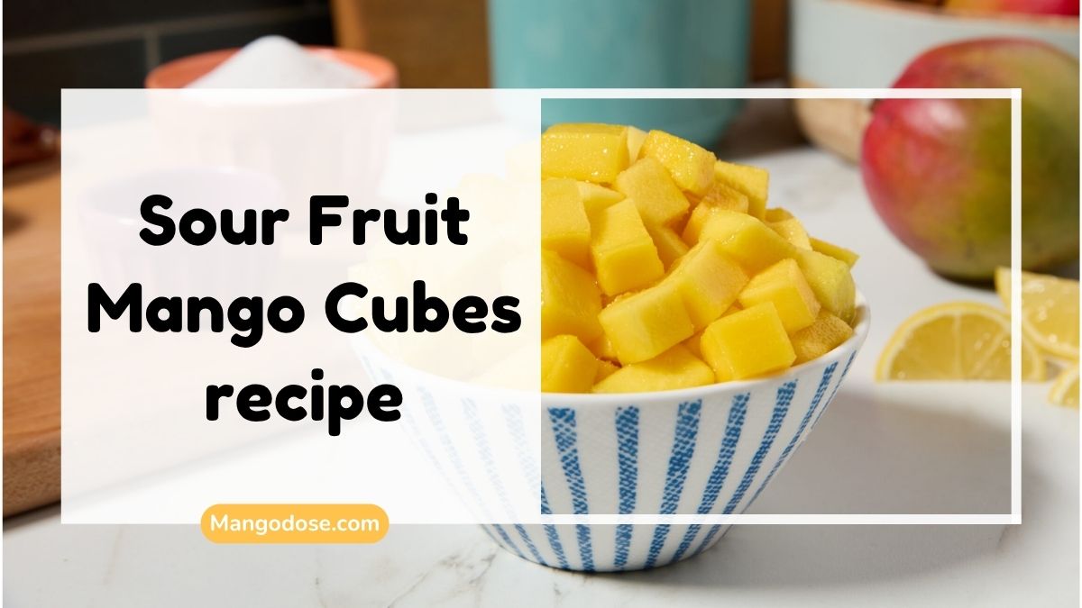 Image showing Sour Fruit Mango Cubes recipe