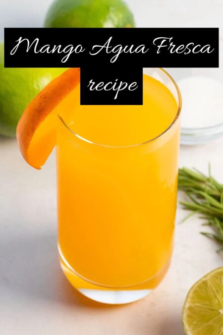 image showing Mango Agua Fresca recipe