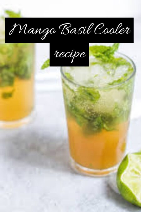 Image showing Mango Basil Cooler recipe