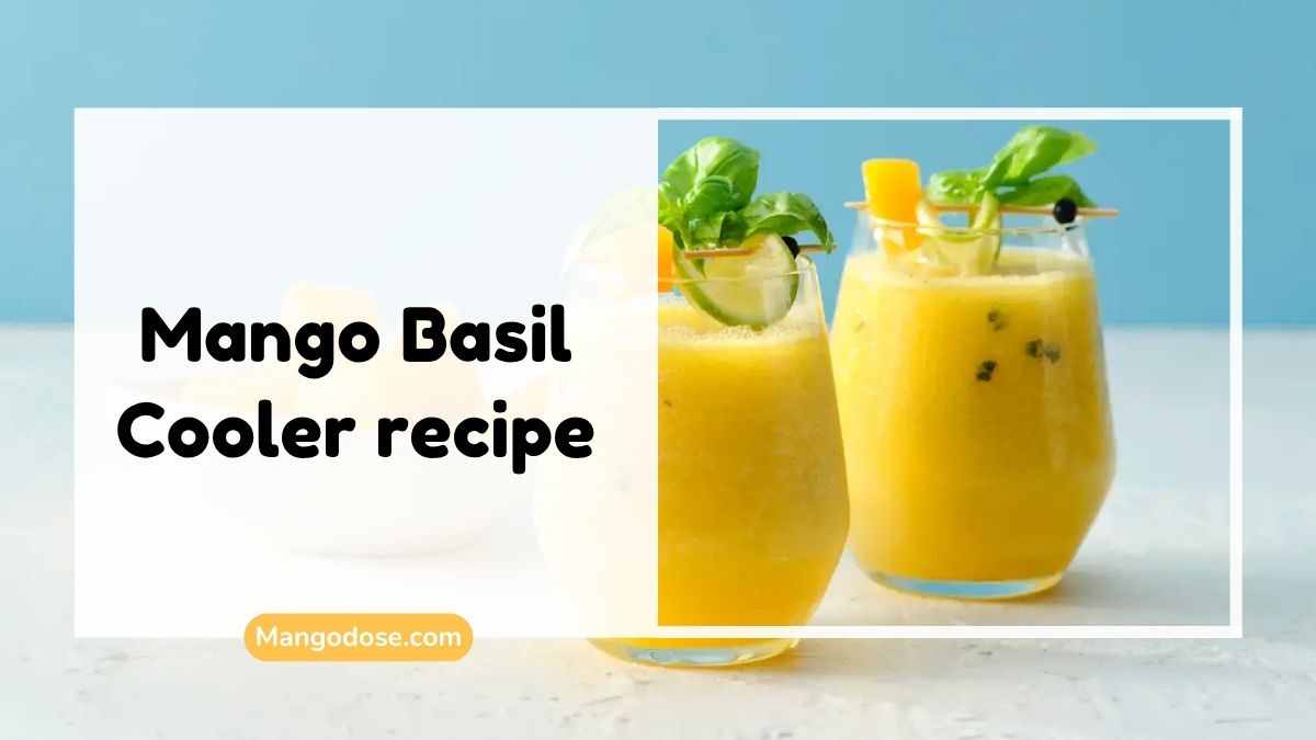 Image showing Mango Basil Cooler recipe