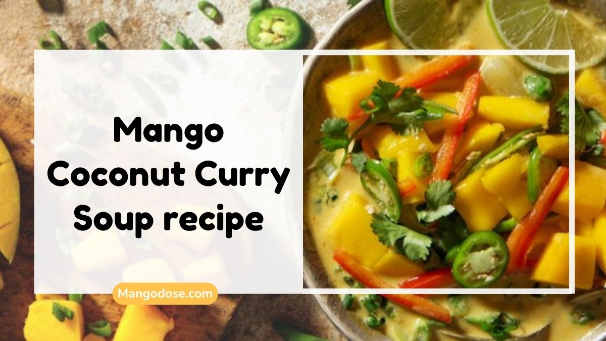 image showing Mango Coconut Curry Soup recipe