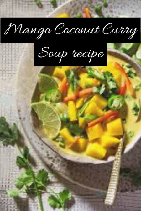 Image showing Mango Coconut Curry Soup recipe