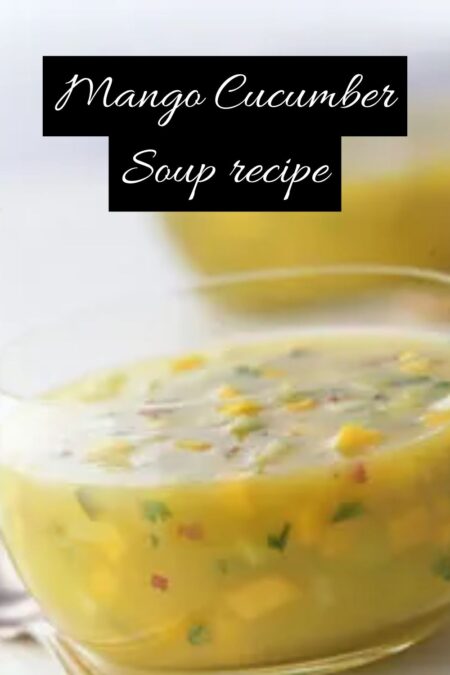 image showing Mango Cucumber Soup recipe