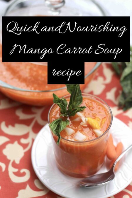 image showing Quick and Nourishing Mango Carrot Soup recipe