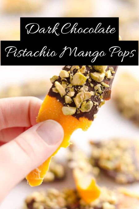 image showing Dark Chocolate Pistachio Mango Pops recipe