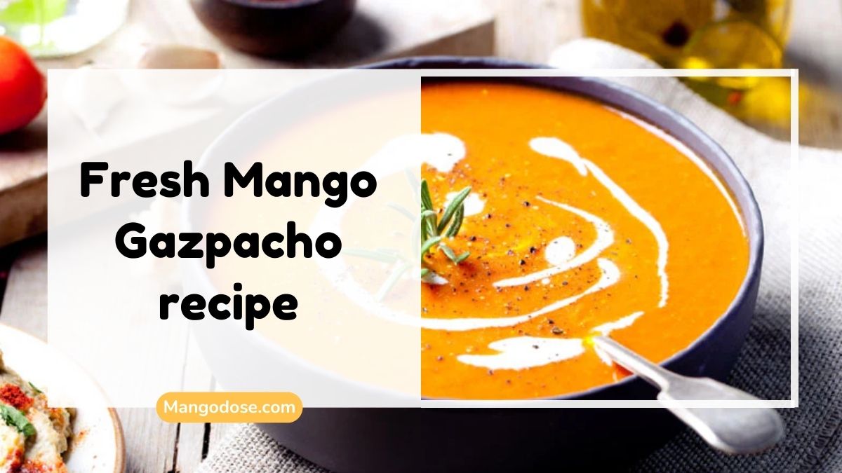 Image showing Fresh Mango Gazpacho recipe