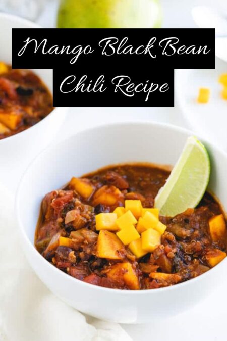 Image showing Mango Black Bean Chili Recipe