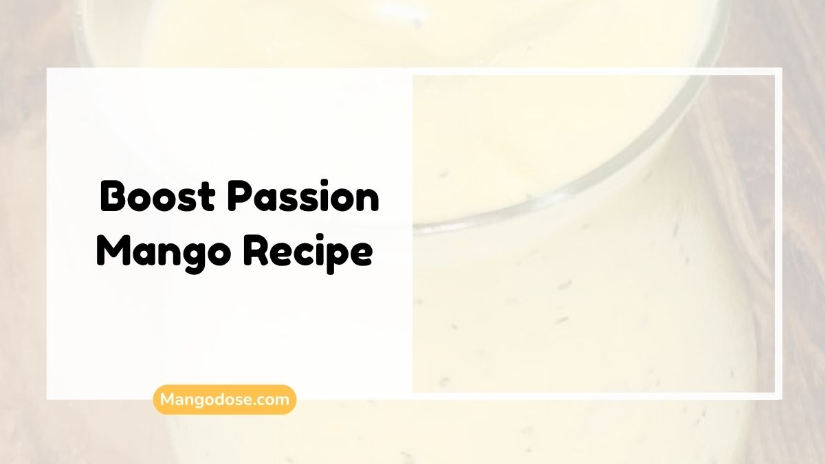 Image showing Boost Passion Mango Recipe