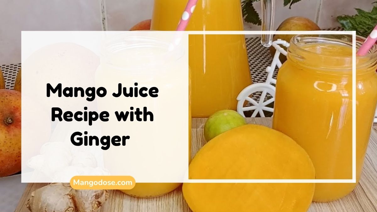 Image showing mango jusice recipe with Ginger