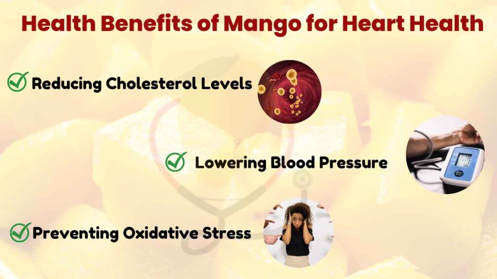 Image showing Health benefits of mango for heart diseases