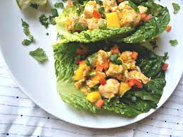image showing Mango and Chicken Lettuce Wraps