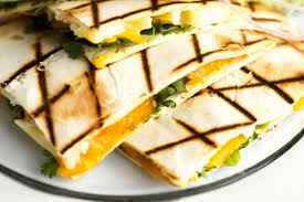 Image showing Mango and Brie Quesadilla