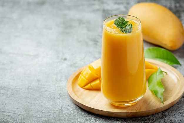 Image showing mango lassi