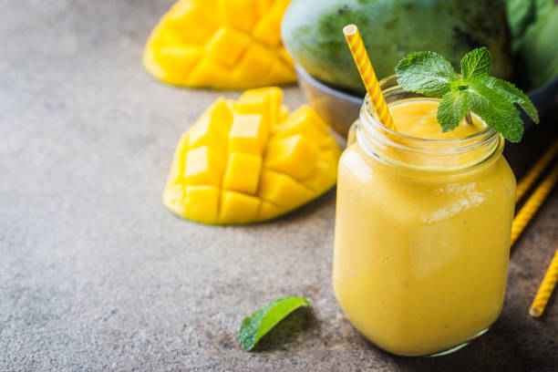 image showing mango smoothie