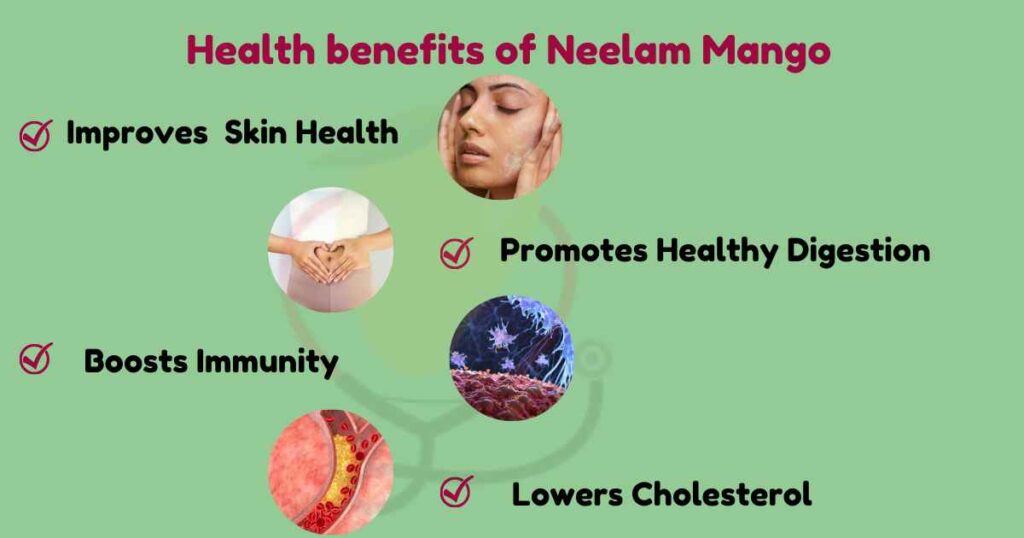 Image showing Health benefits of Neelam mango