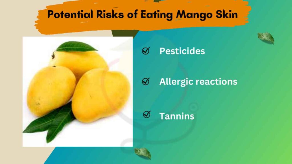 Image showing Potential Risks of Eating Mango Peel