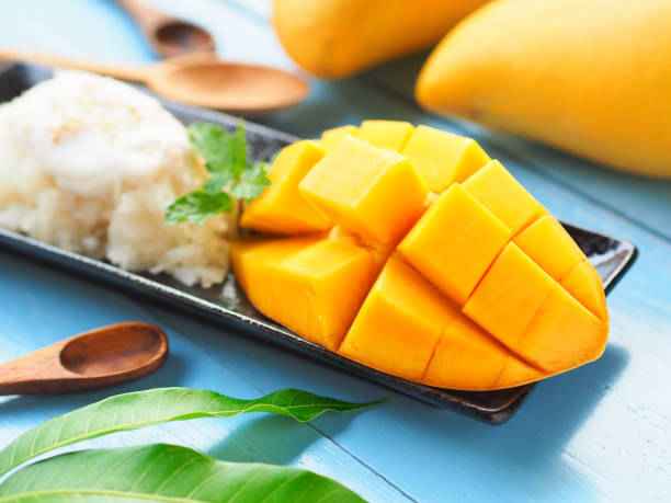 Image showing Sticky mango rice