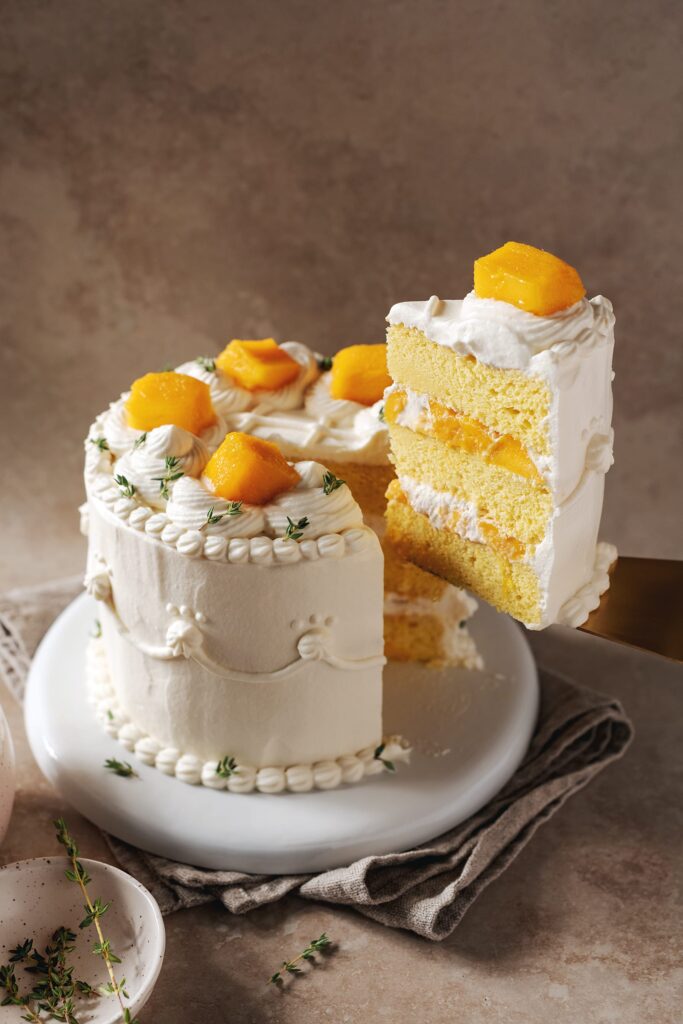 Image showing Mango Chiffon Cake