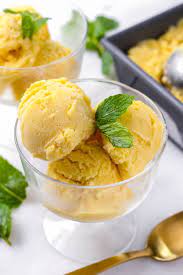 Image showing Mango and Coconut Ice Cream