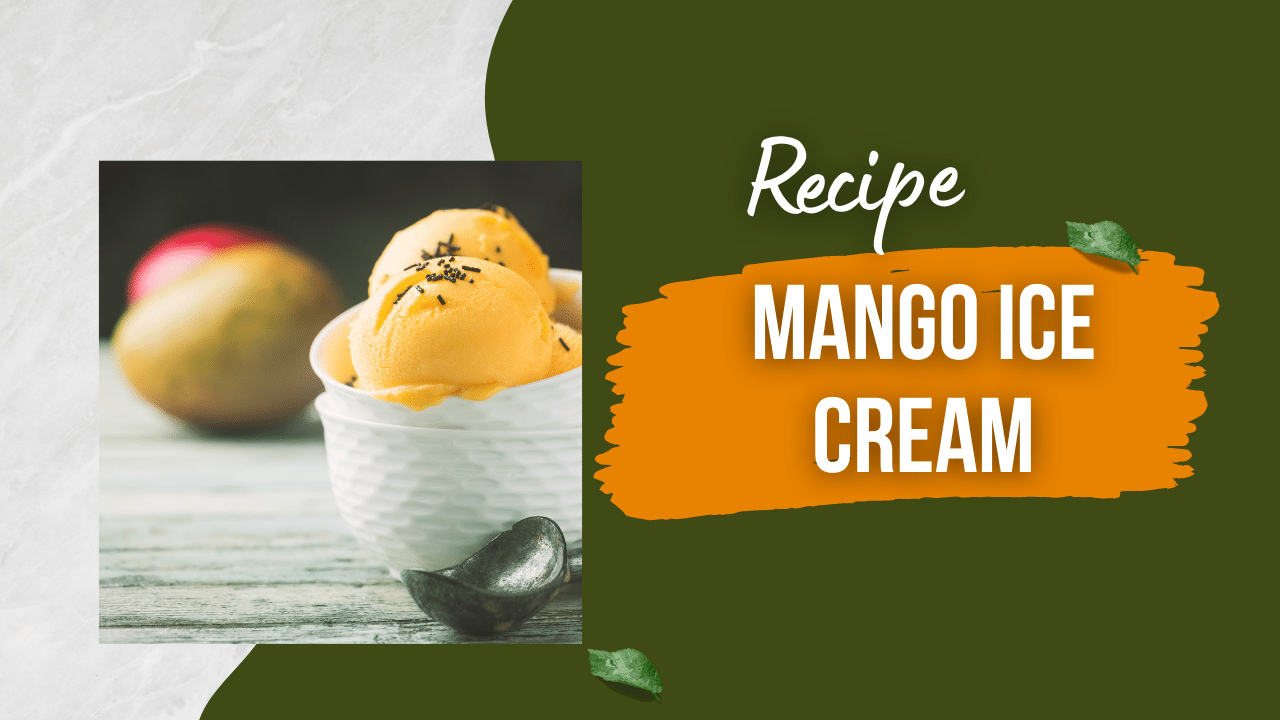 Image showing mango ice cream