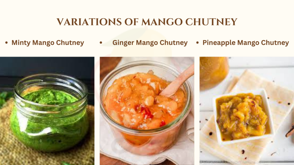 Image showing variations of mango chutney