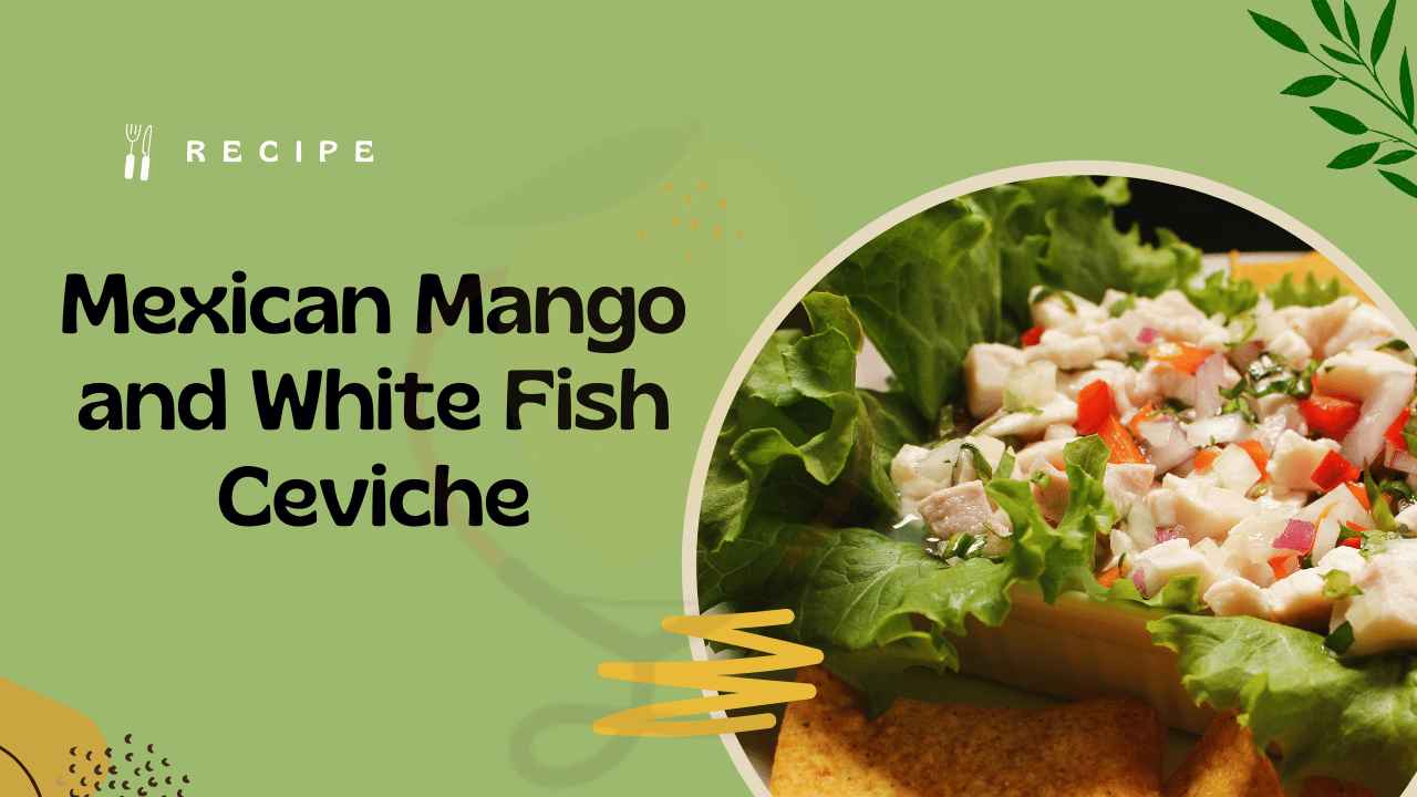 Image showing Mexican mango and white fish Ceviche Recipe