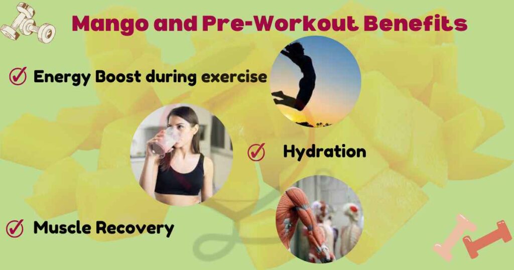 Image showing benefits of mango as pre-workout snack