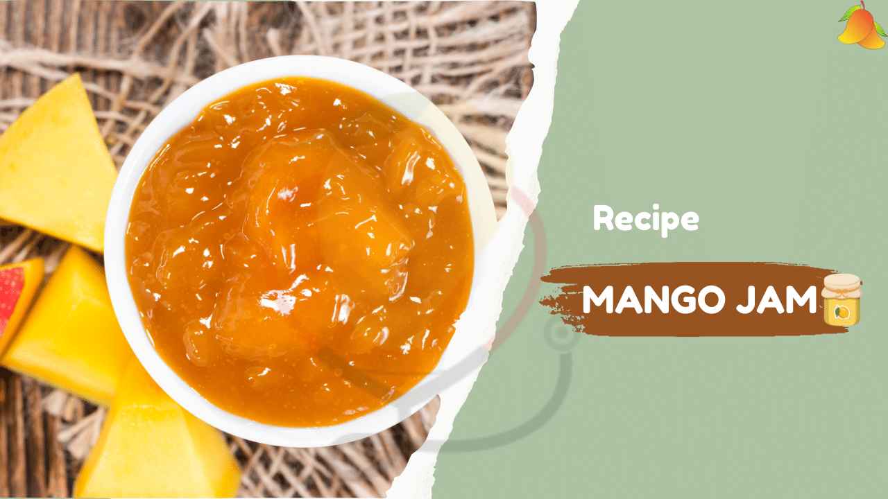 Image showing mango jam recipe