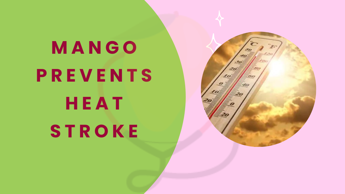 Image showing Mangoes Prevent Heat Stroke