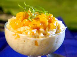 Image showing Mango rice pudding