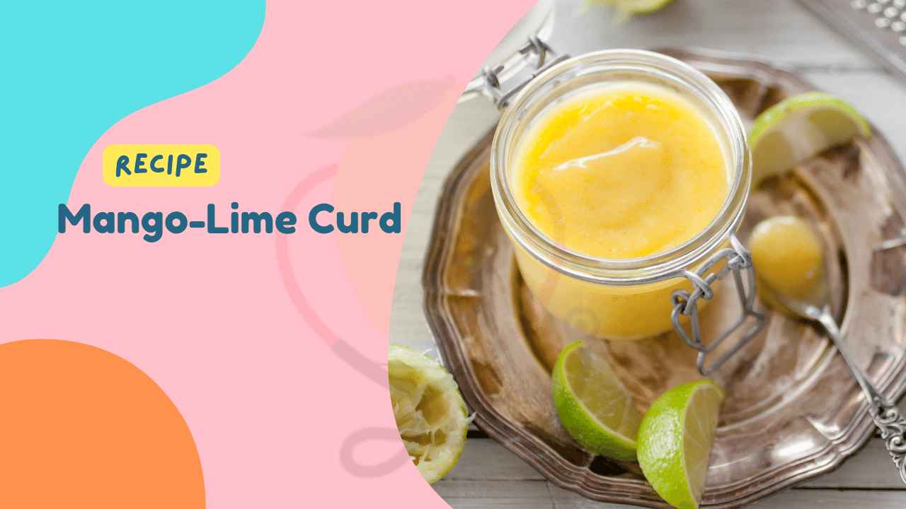 Image showing Mango lime curd recipe