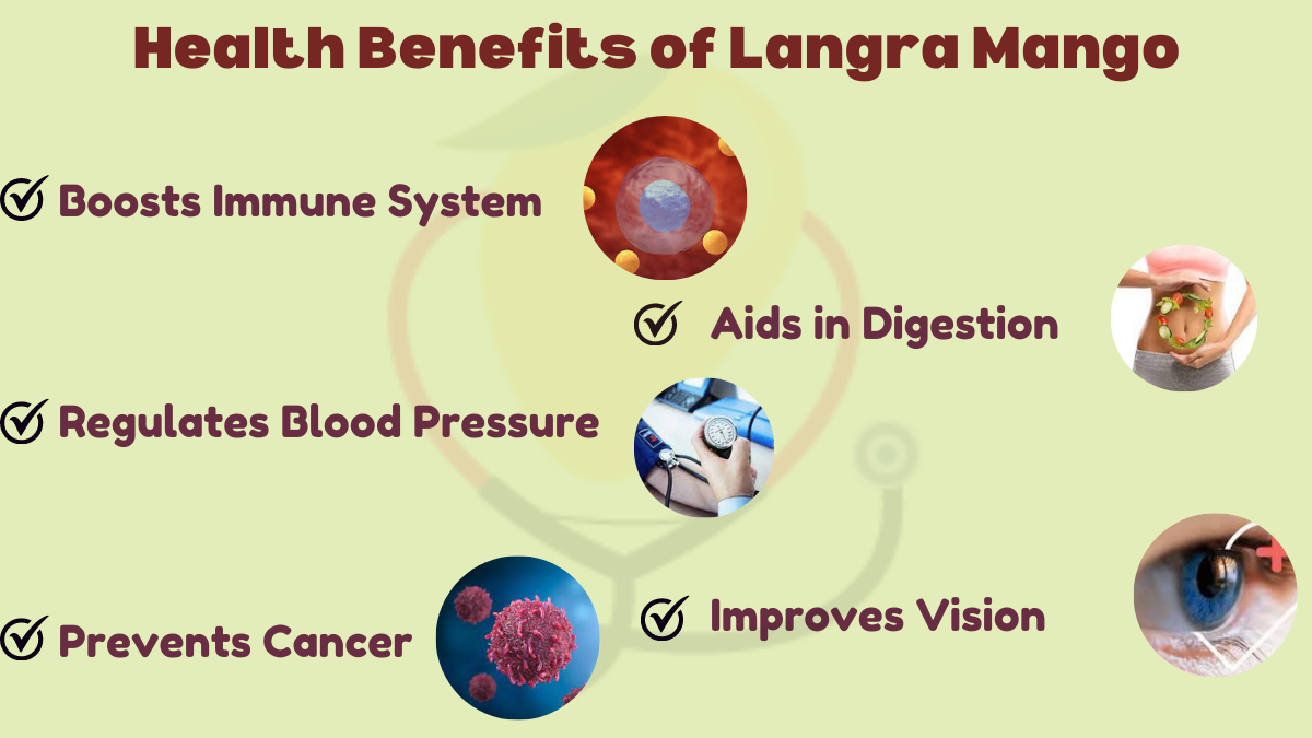 Image showing the Health Benefits of Langra Mango