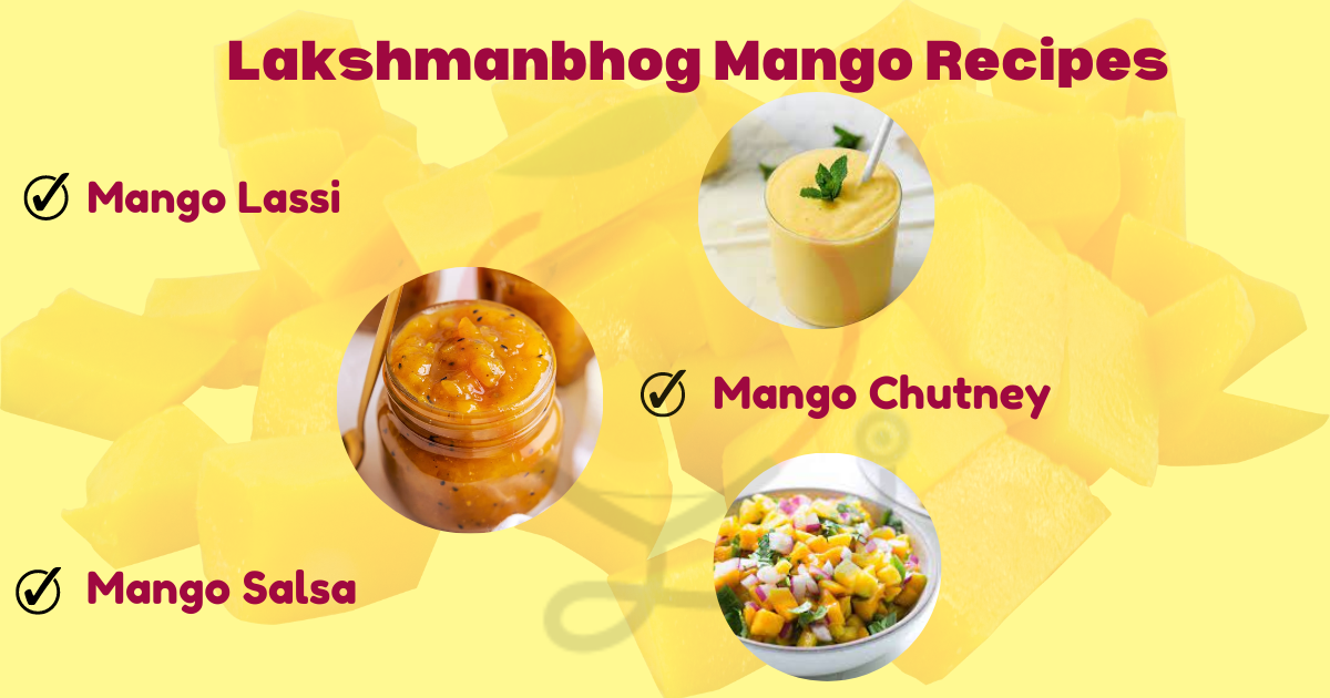 Image showing the popular recipes of Lakshmanbhog mangoes