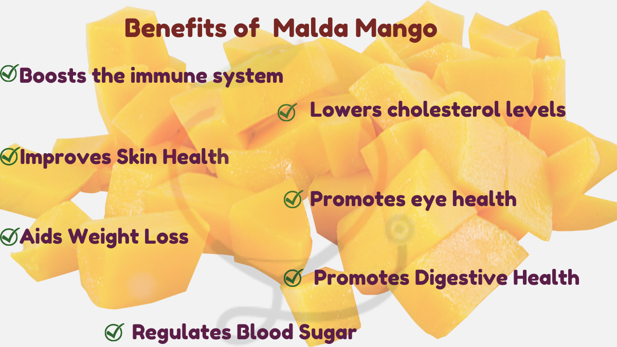 Image showing the Benefits of Malda mango