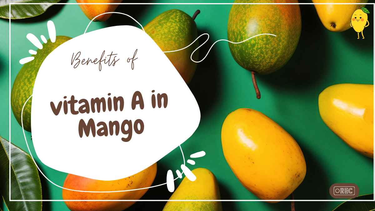 Image showing the benefits of Vitamin A in mango