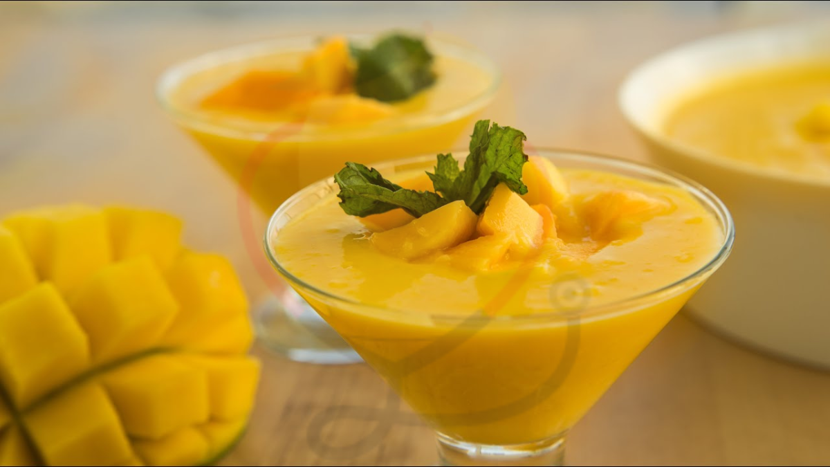 Image showing the Mango Custard