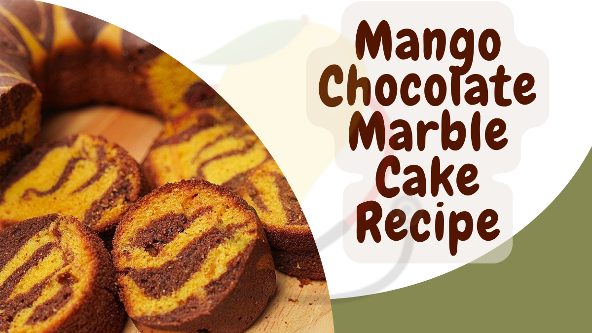 Image showing the Mango chocolate marble cake Recipe