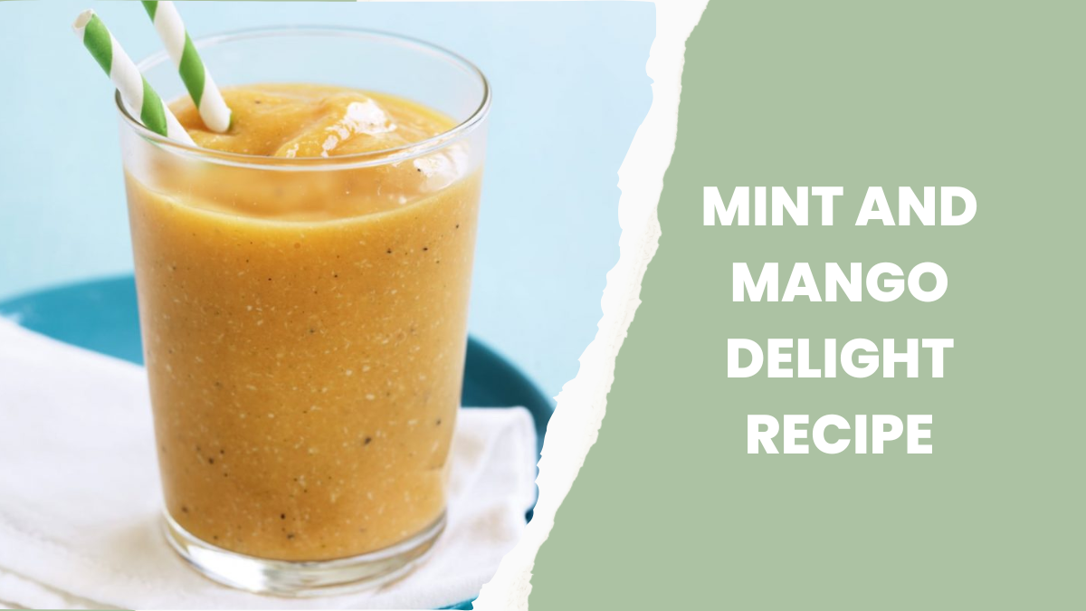 Image showing the mint and mango delight recipe