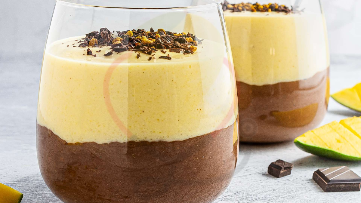 Image showing the Mango and Chocolate Protein Smoothie 