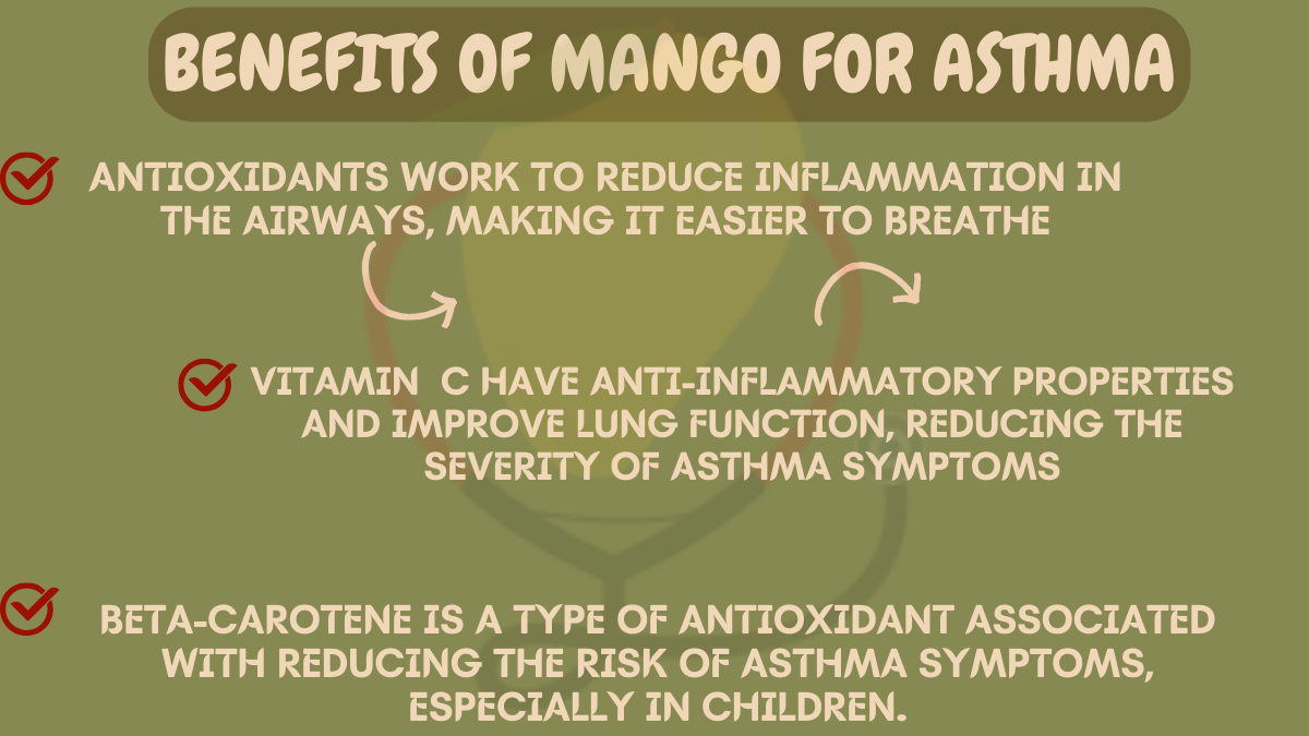 Image showing the Benefits of Mango for Asthma