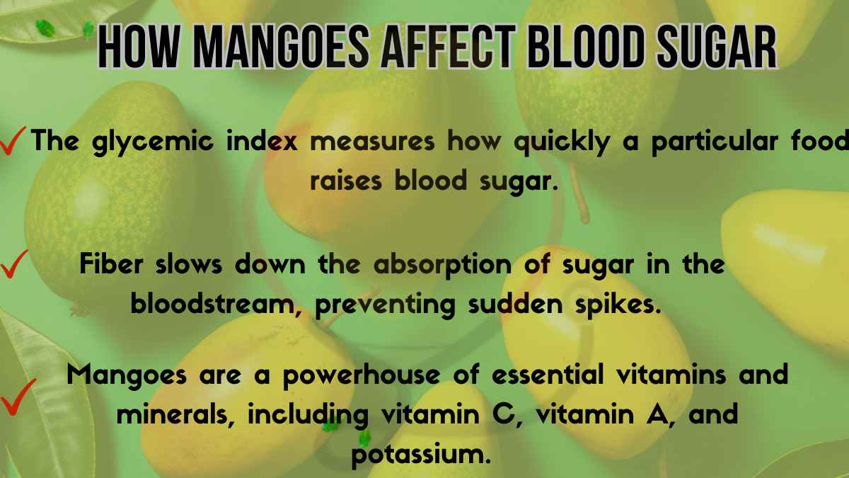 Image showing the How Mangoes Affect Blood Sugar