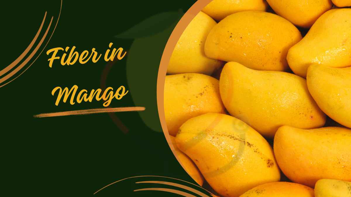 Image showing the health benefits of fiber in mango