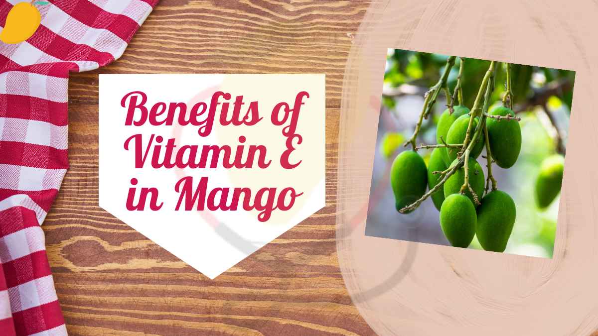 Image showing the Vitamin E benefits in Mango