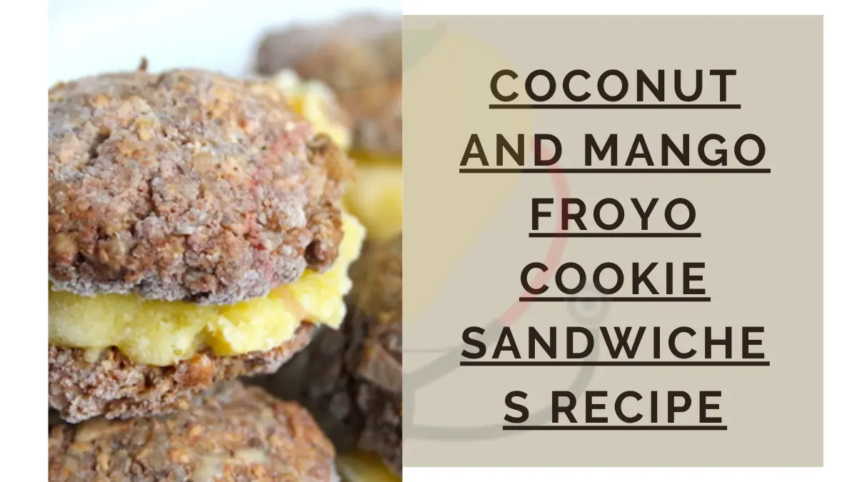 Image showing Coconut and Mango Froyo Cookie Sandwiches Recipe